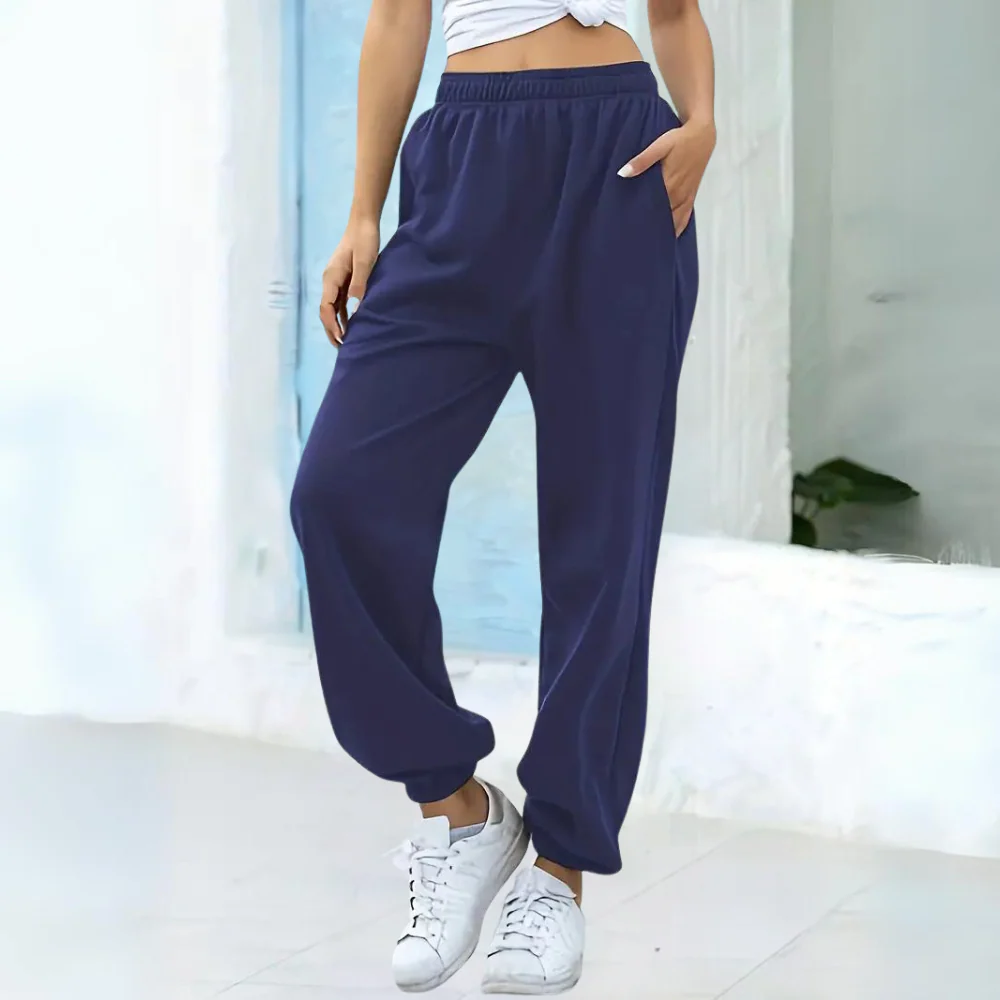 Krohn-e | Lockere Damen Jogger mit Elastischem Taillenbund