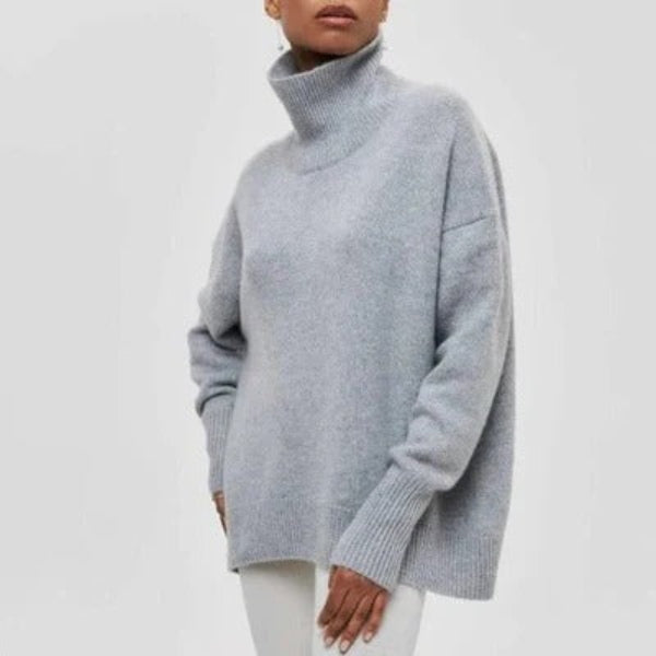 Krohn-e | Rollkragenpullover mit Geripptem Saum und Komfortpassform