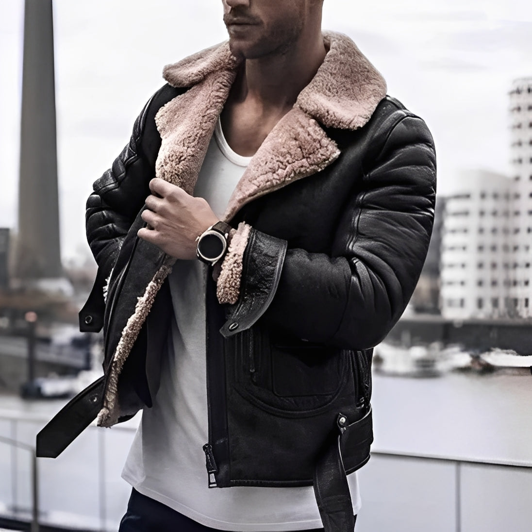Krohn-e | Elegante, warme Jacke für Männer