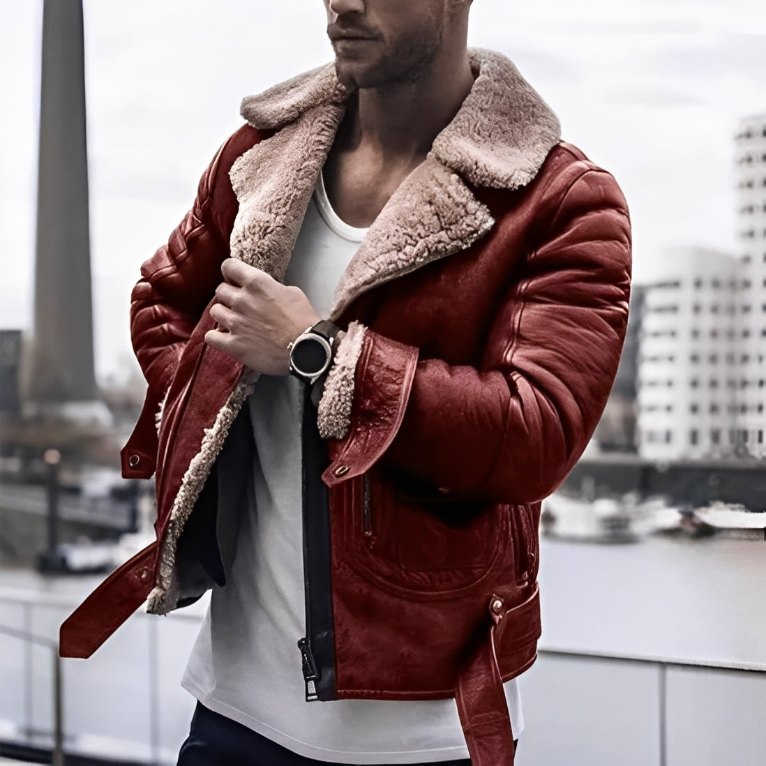 Krohn-e | Elegante, warme Jacke für Männer