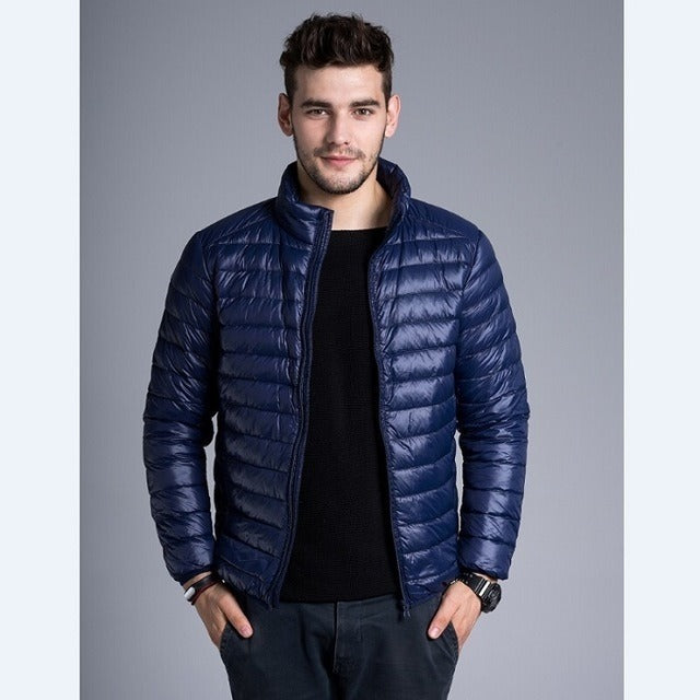 Krohn-e | Herren-Steppjacke mit Kapuze und Reißverschluss - Tidus