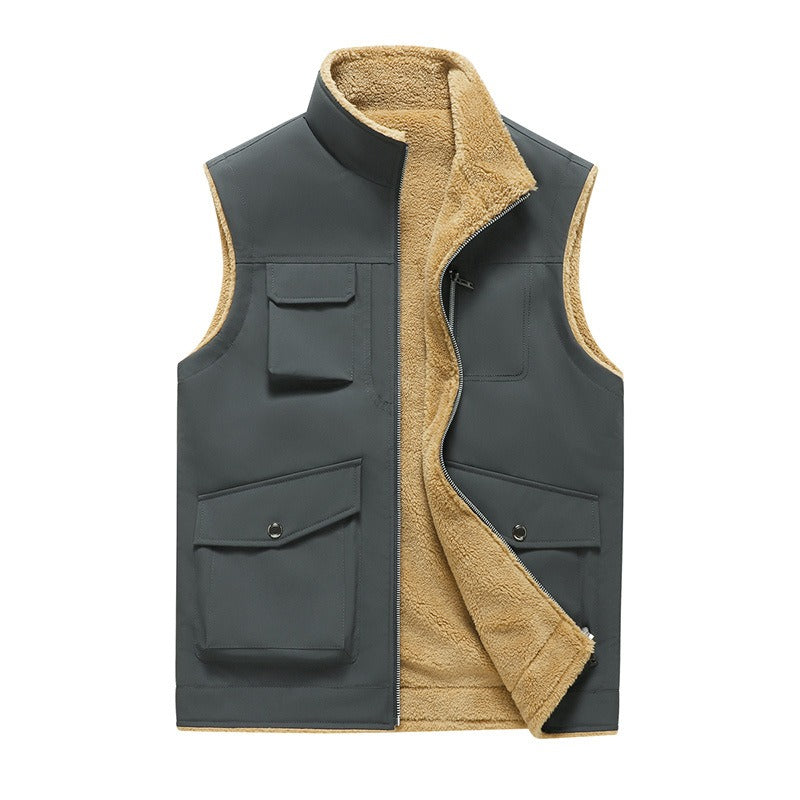 Krohn-e | Herrenweste mit Mehreren Taschen Im Outdoor-Stil - Owen