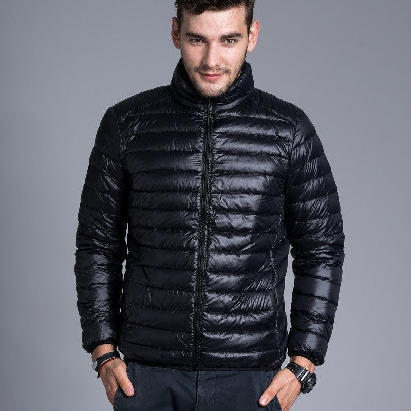 Krohn-e | Herren-Steppjacke mit Kapuze und Reißverschluss - Tidus