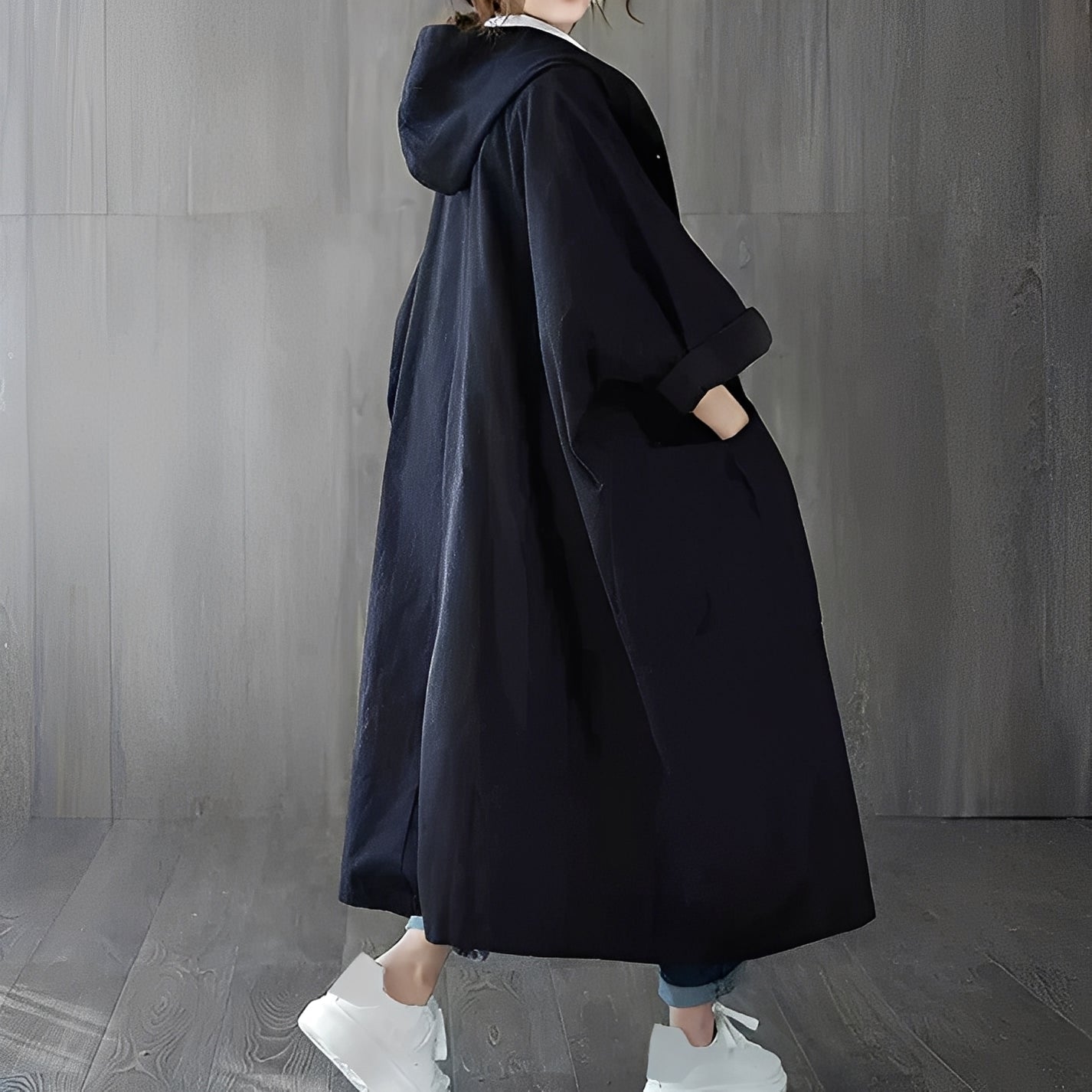 Krohn-e | Moderner Trenchcoat mit Taschen für Frauen
