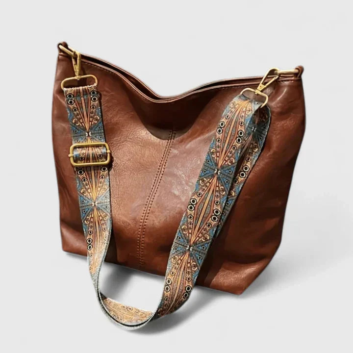 KROHN-E Damen Schultertasche Einzigartiges Design Funktional