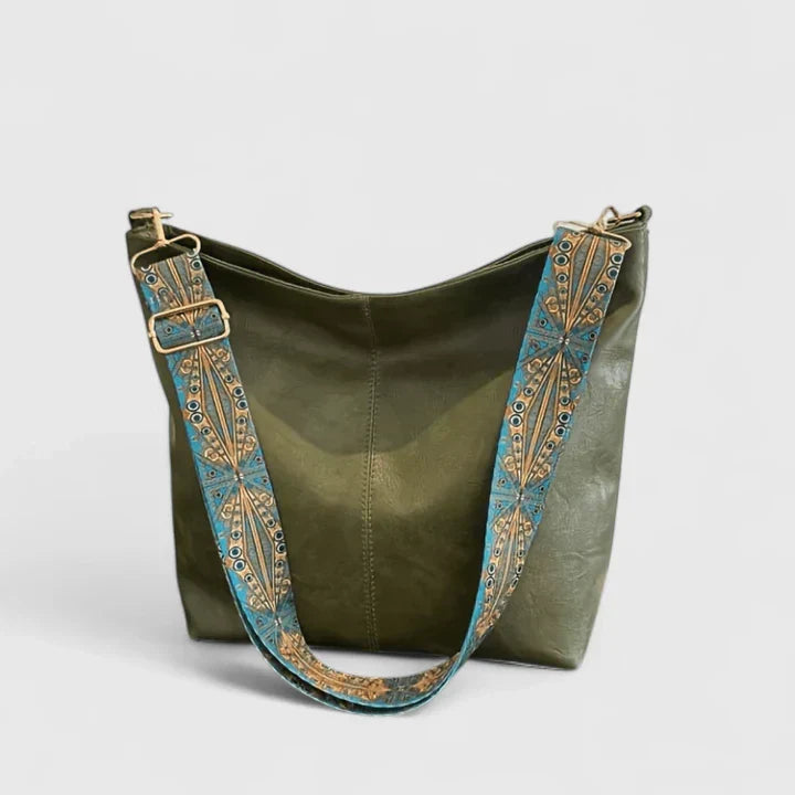 KROHN-E Damen Schultertasche Einzigartiges Design Funktional