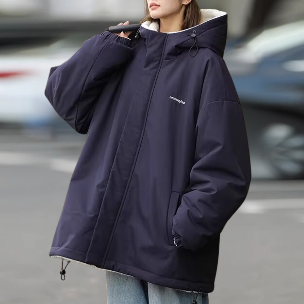 Krohn-e | Warme Wendbare Winterjacke für Damen
