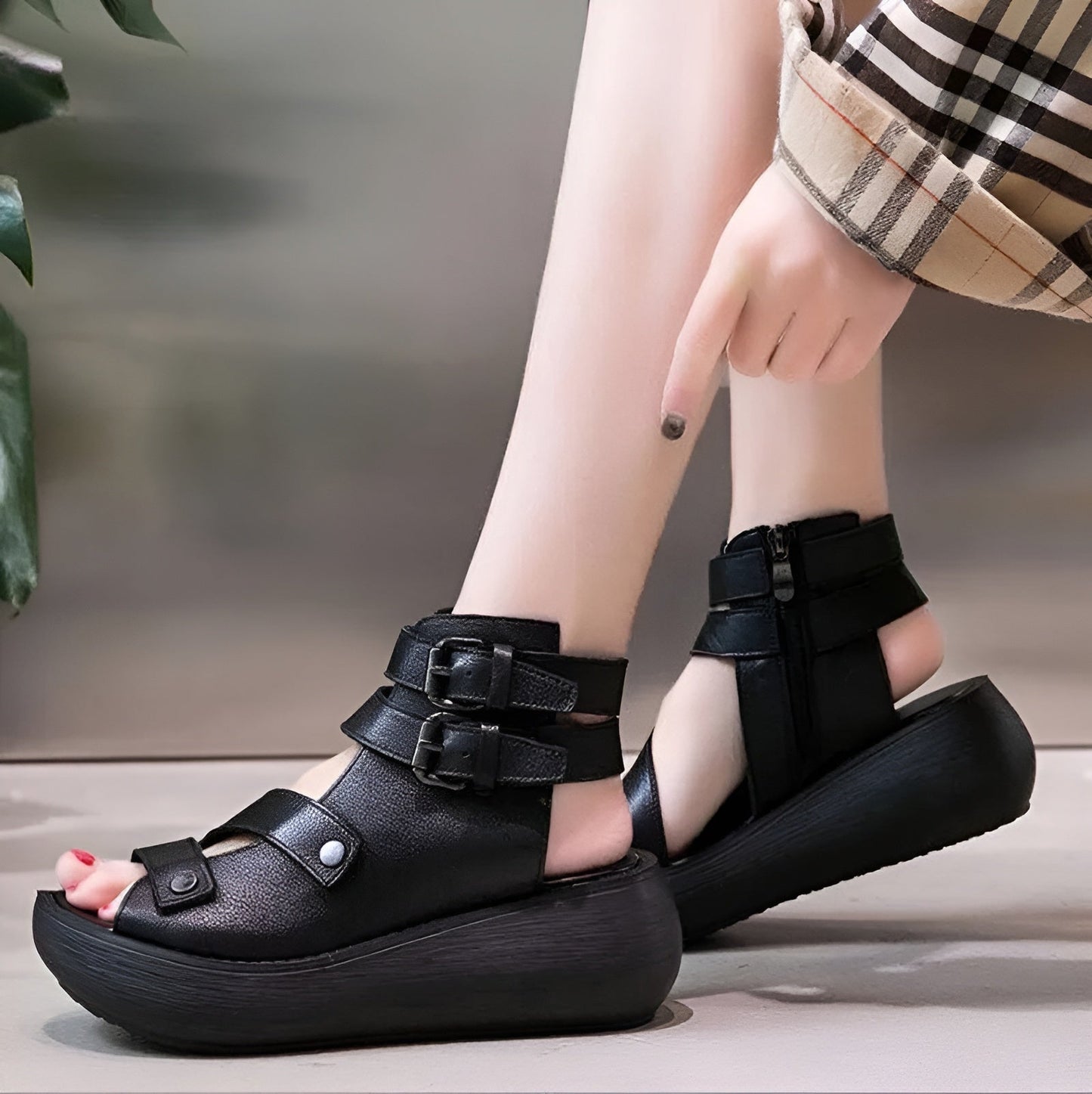 Komfortable und elegante Damensandalen mit orthopädischer Unterstützung