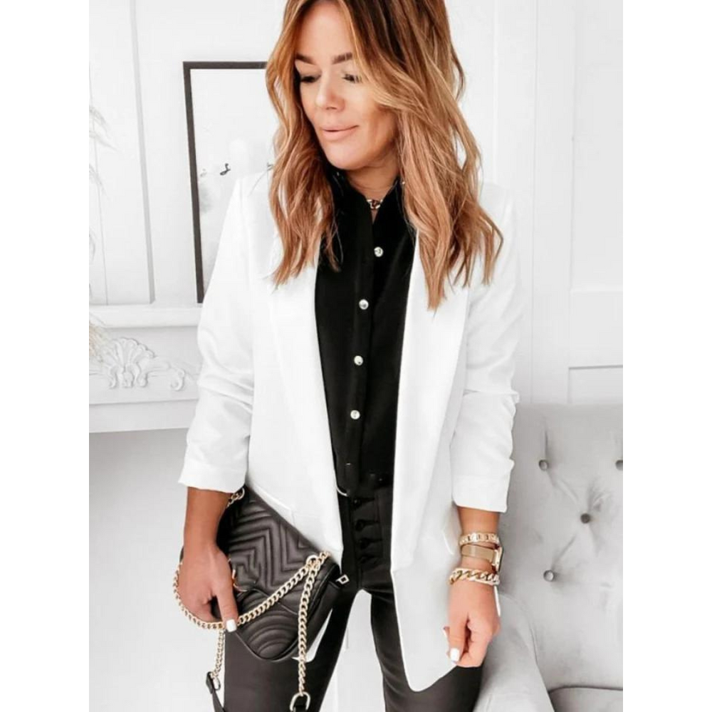 Krohn-e | Taillierter Blazer mit 3/4 Ärmeln