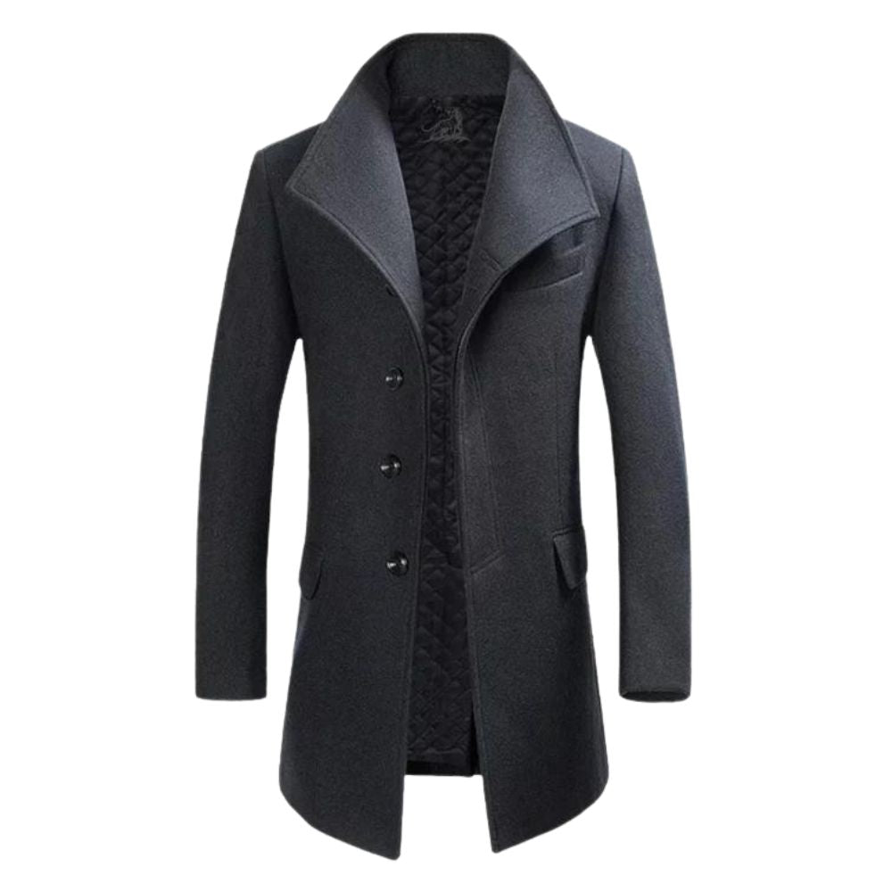 Krohn-e | Eleganter Wollmantel für Herren