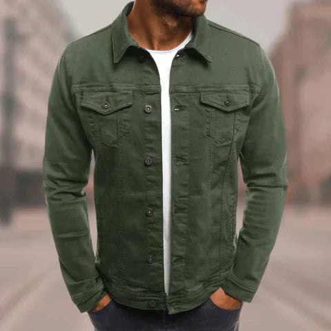 Krohn-e | Jeansjacke mit Zeitlosem Design