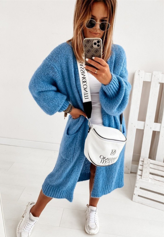 Krohn-e | Strickweste mit Taschen für Frauen