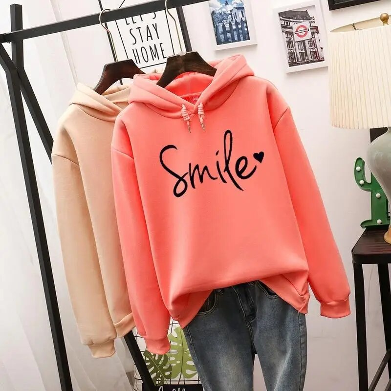 Hoodie mit fröhlichem Lächeln für Frauen von Karin