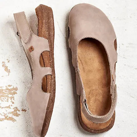 KROHN-E Damen Orthopädische Sandalen Ergonomisches Fußbett Komfort