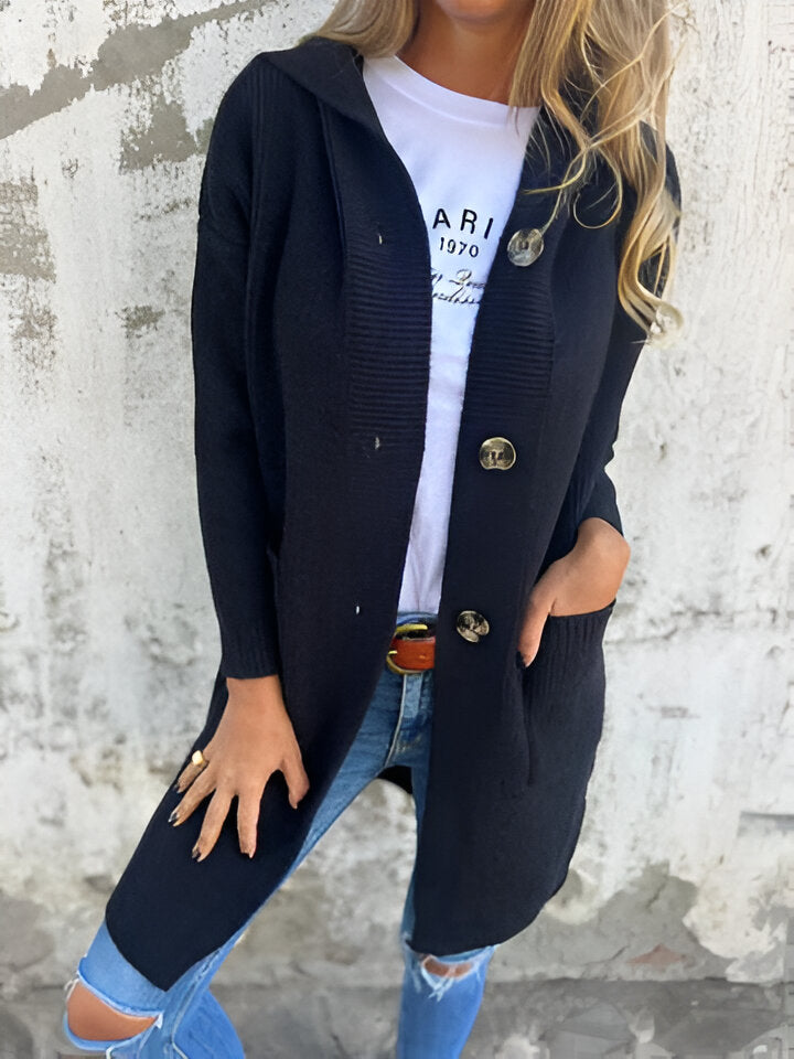 Blüten-Kapuzenjacke für Frühling und Herbst