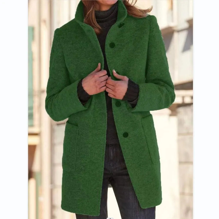 Krohn-e | Modische Wolljacke mit Knöpfen