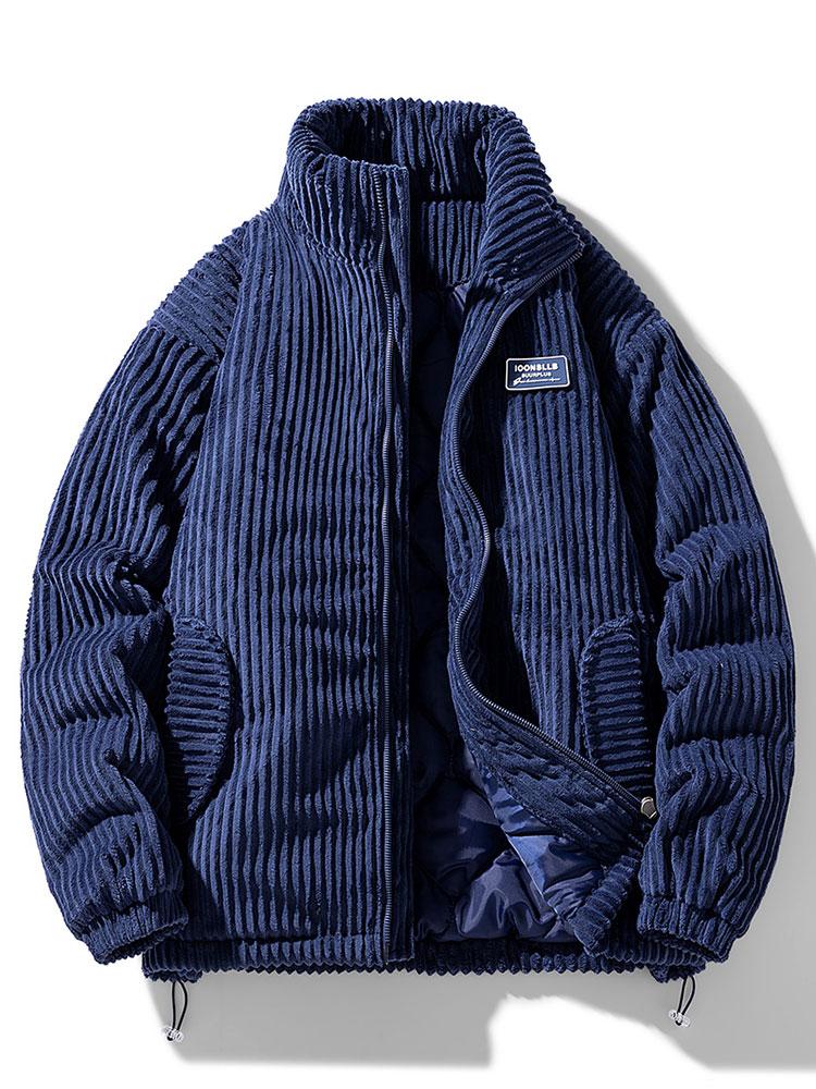 Krohn-e | Corduroy Pufferjacke Herren Winter