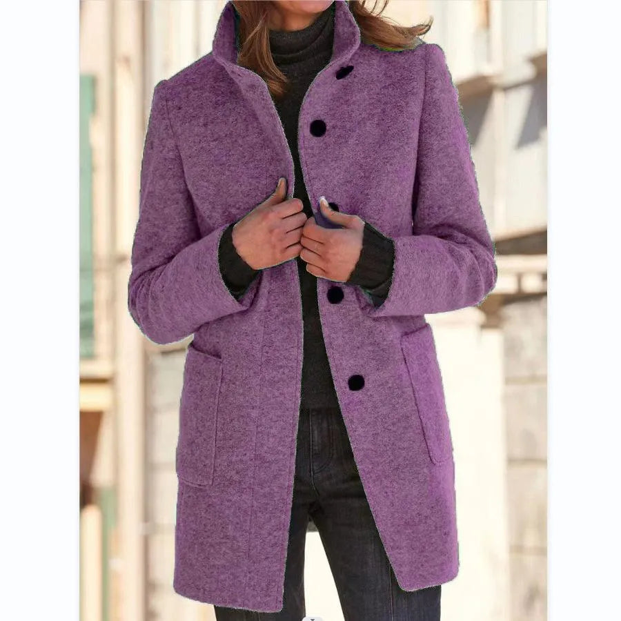 Krohn-e | Wolljacke mit Knöpfen