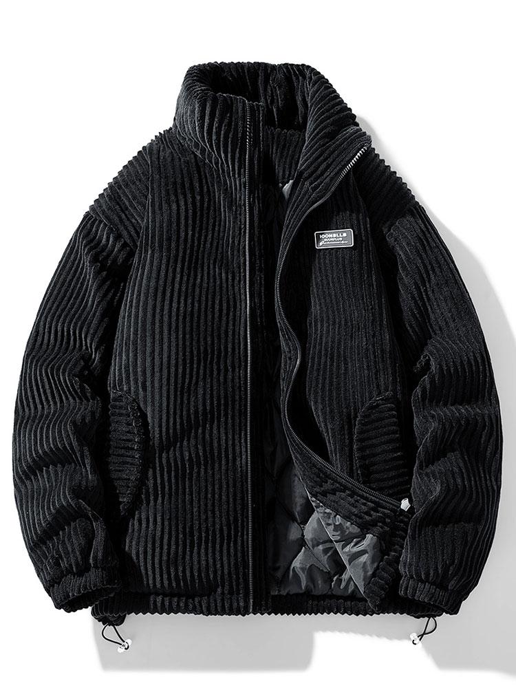 Krohn-e | Corduroy Pufferjacke Herren Winter