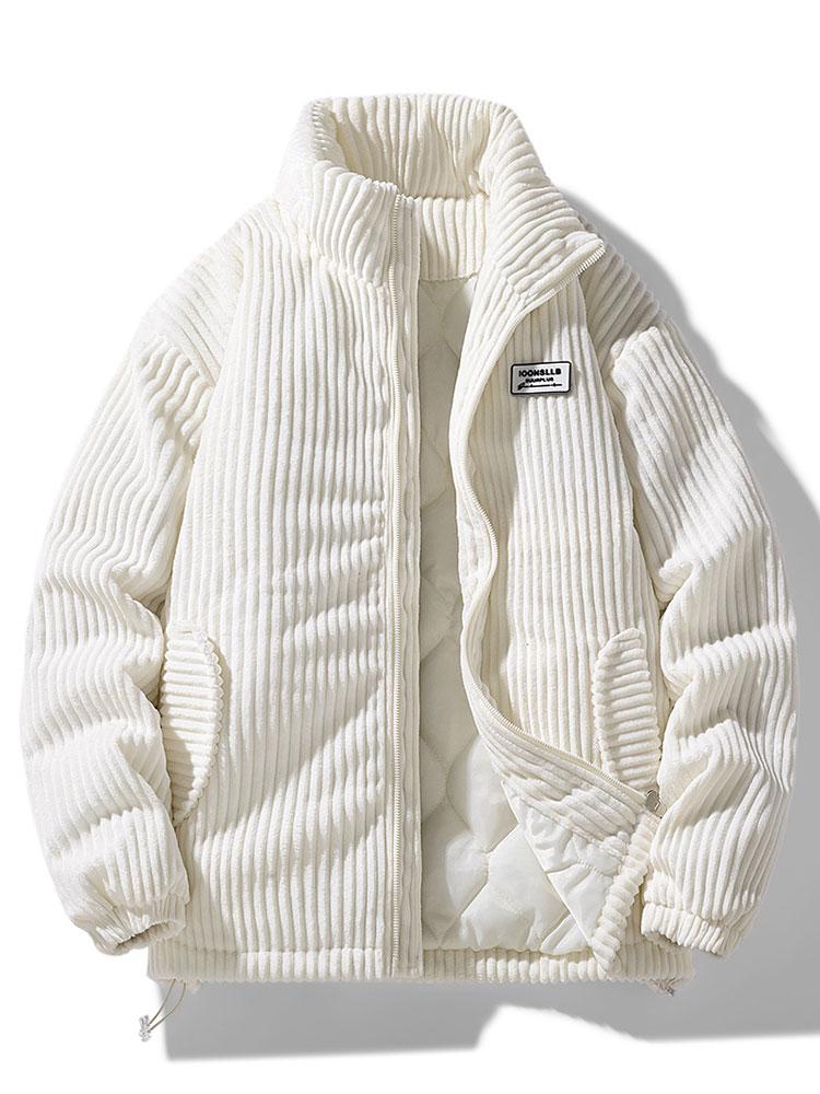 Krohn-e | Corduroy Pufferjacke Herren Winter
