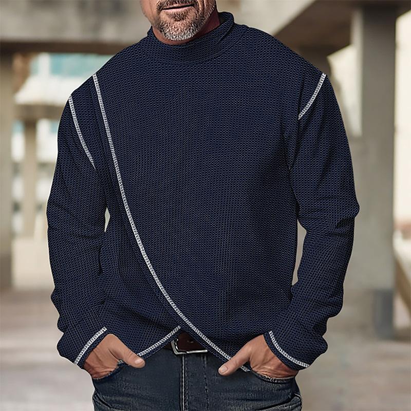 Herren Rollkragenpullover mit langen Ärmeln