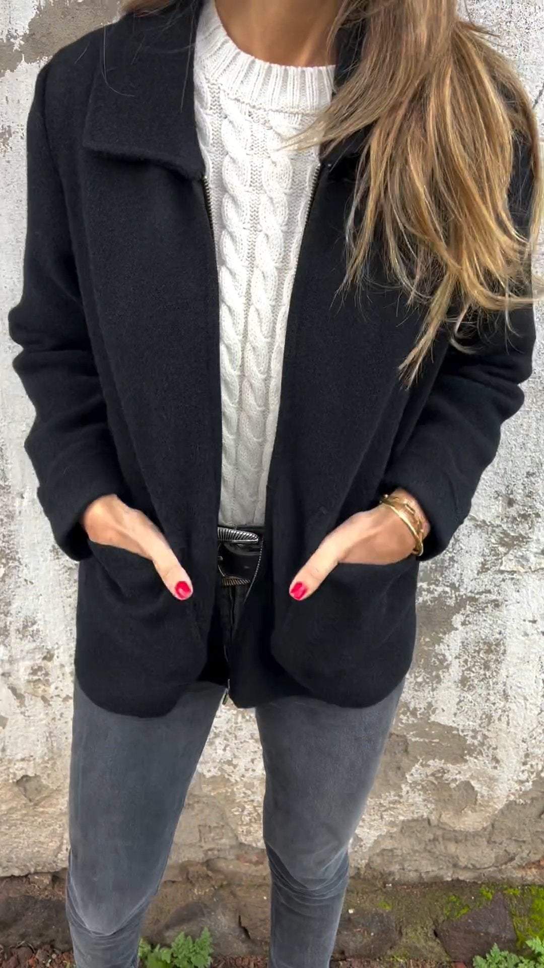 Krohn-e | Zeitlose Strickjacke