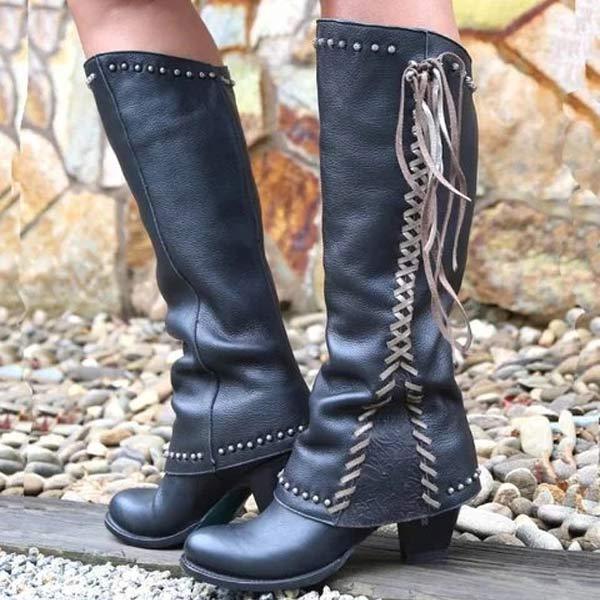 Krohn-e | Rund Zehen Stiefel