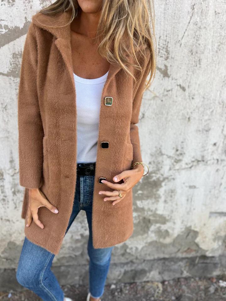 Krohn-e | Weiche Wolljacke Zeitlose Eleganz Bequeme Passform