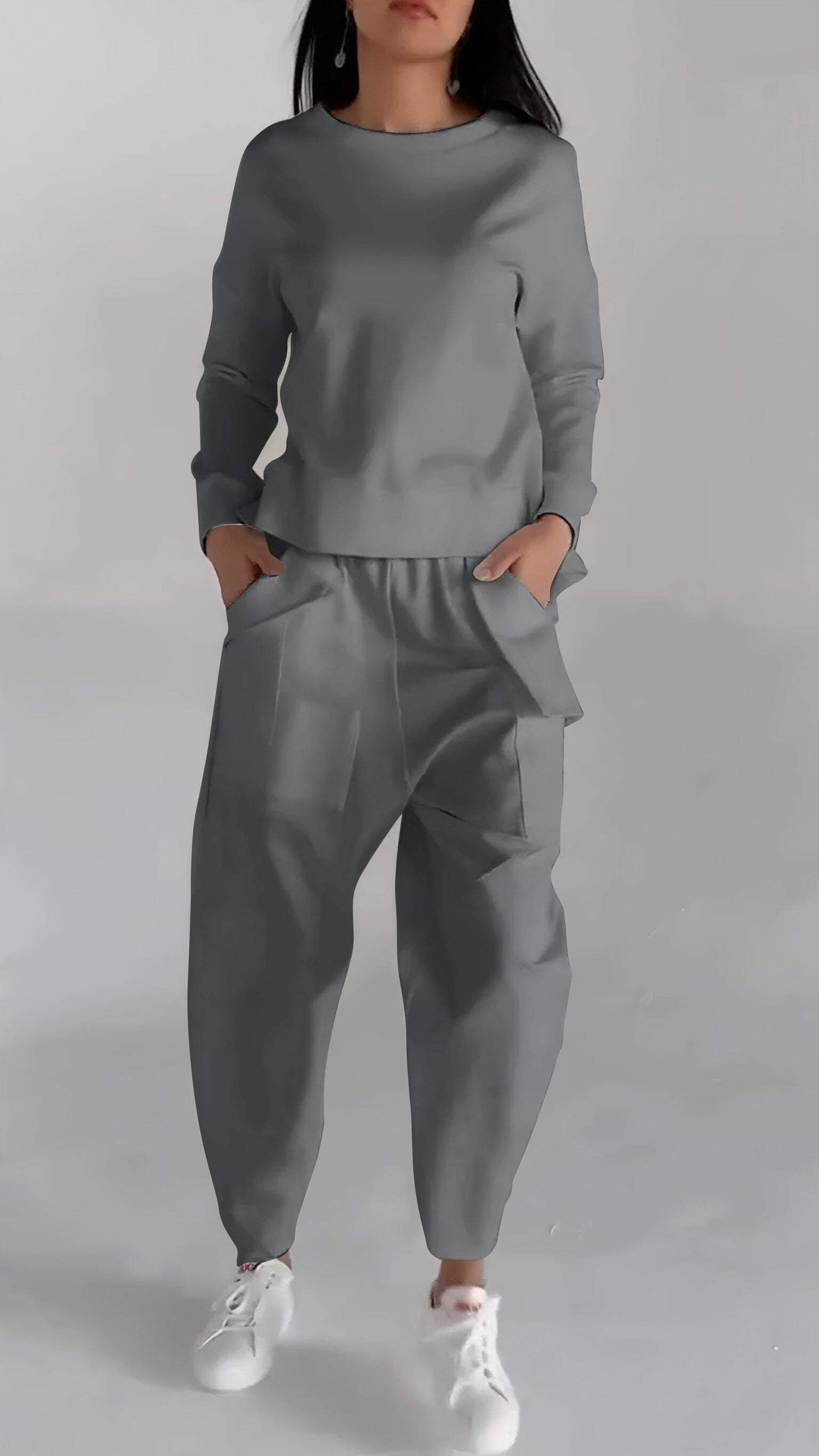 Krohn-e | Funktionales Damensatz mit Leichtem Pullover Look