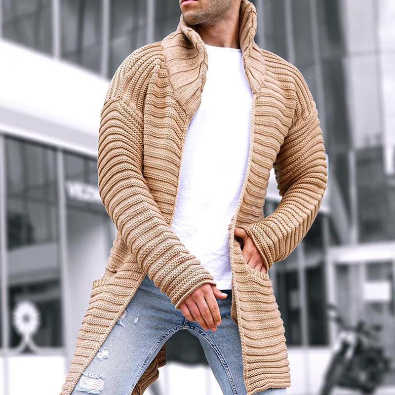 Krohn-e | Strickjacke mit Stehkragen