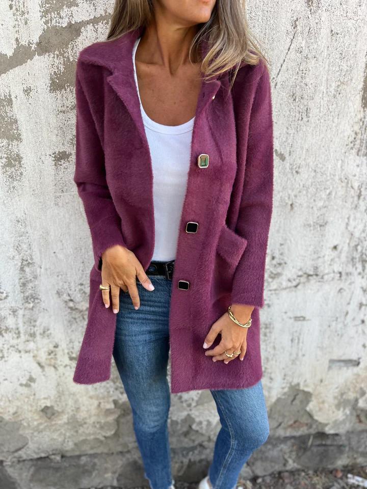 Krohn-e | Weiche Wolljacke Zeitlose Eleganz Bequeme Passform