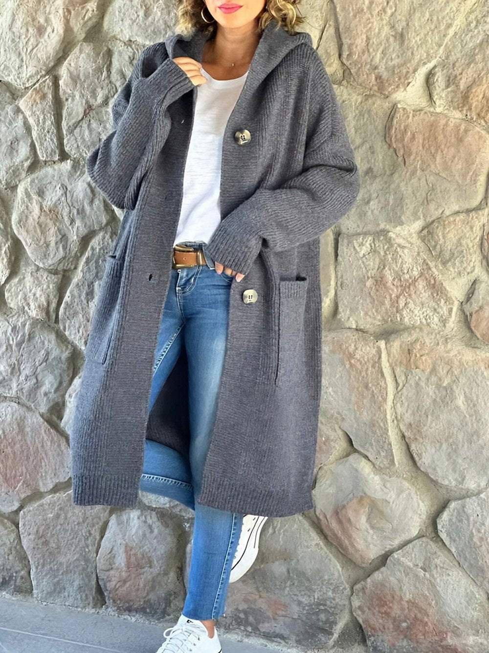 Krohn-e | Strick Hoodie Jacke für Frauen Herbst Edition