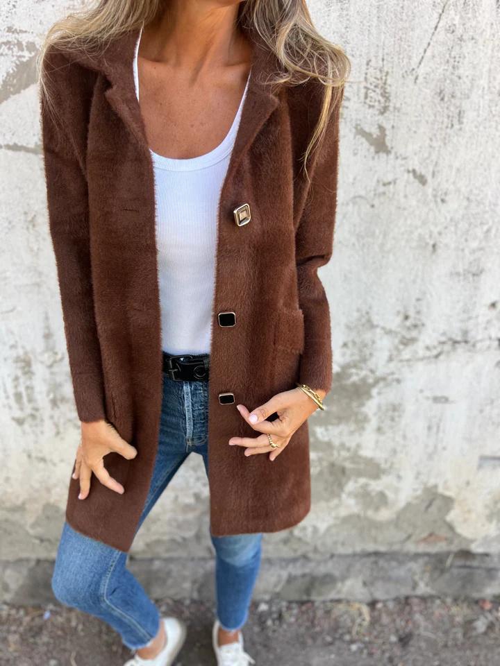 Krohn-e | Weiche Wolljacke Zeitlose Eleganz Bequeme Passform