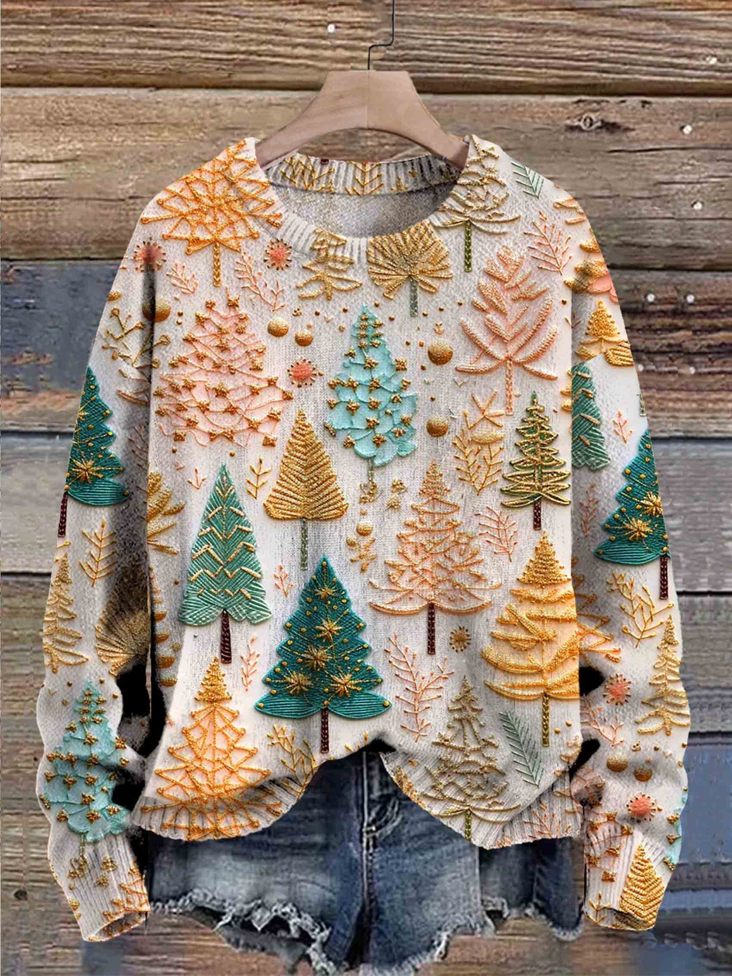 Weihnachtspullover von Jennifer gestrickt