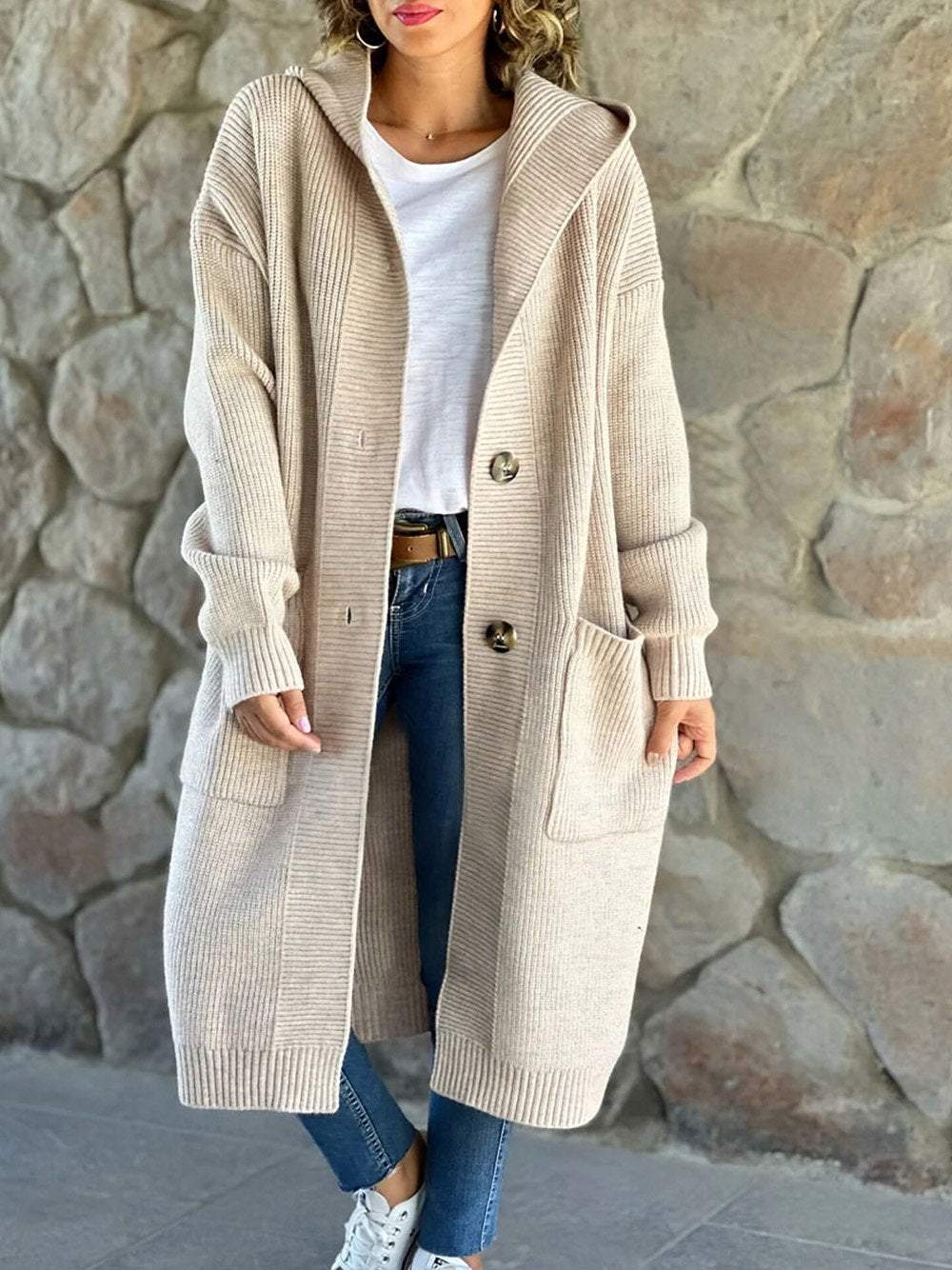 Krohn-e | Strick Hoodie Jacke für Frauen Herbst Edition