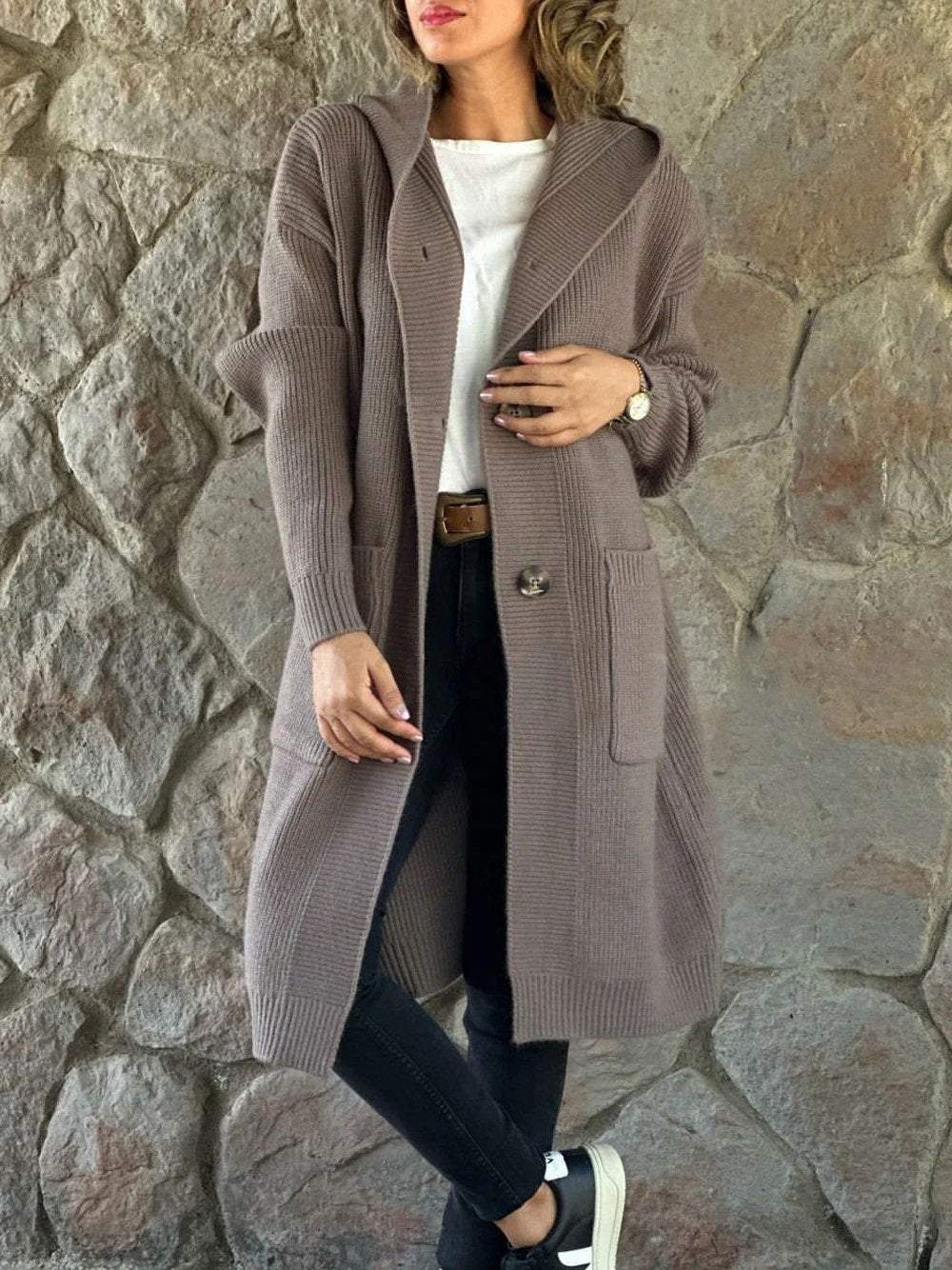 Krohn-e | Strick Hoodie Jacke für Frauen Herbst Edition