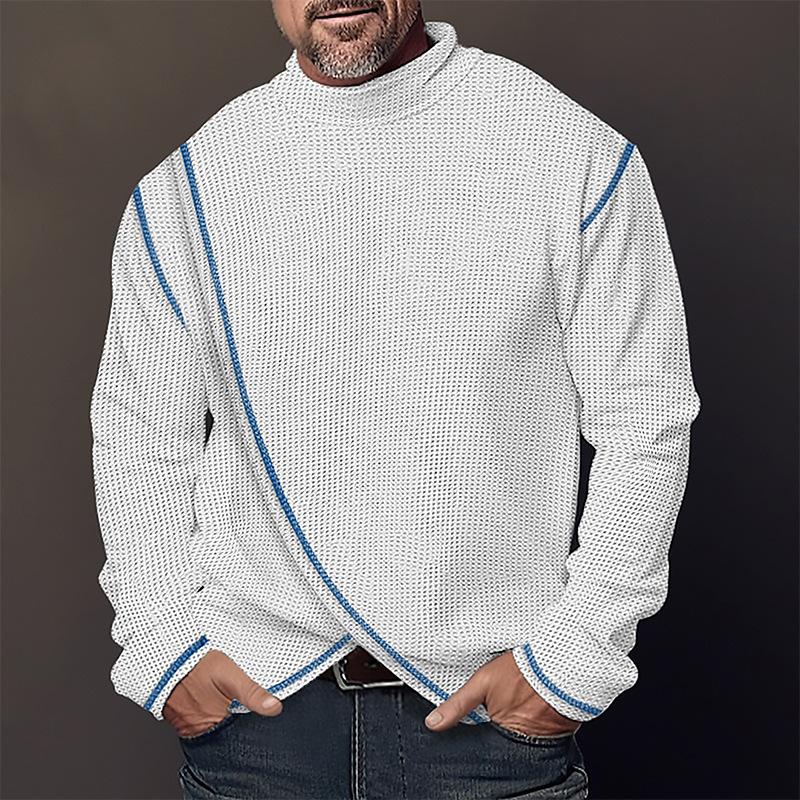 Herren Rollkragenpullover mit langen Ärmeln