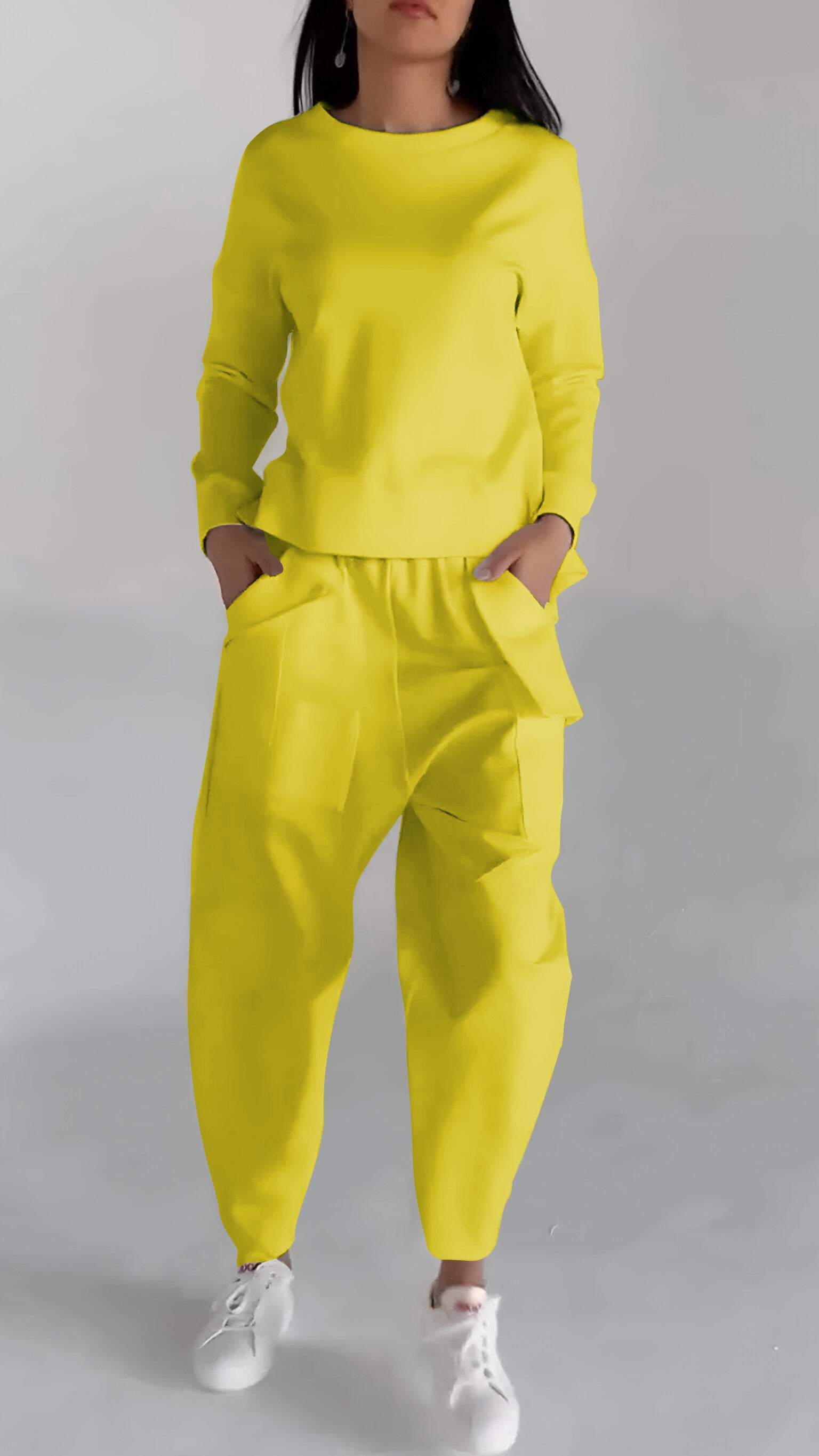 Krohn-e | Funktionales Damensatz mit Leichtem Pullover Look