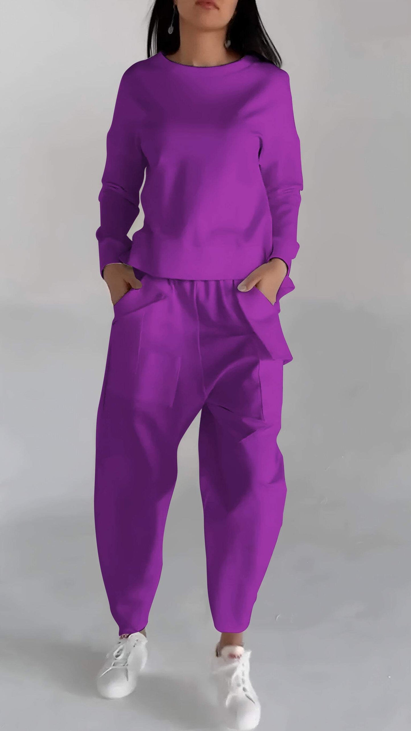 Krohn-e | Funktionales Damensatz mit Leichtem Pullover Look