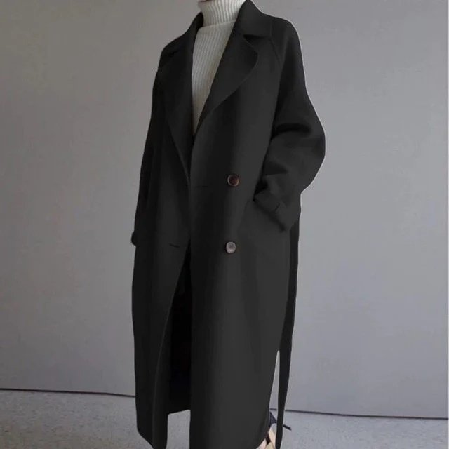 Krohn-e | trenchcoat - eleganter oversized Damenmantel