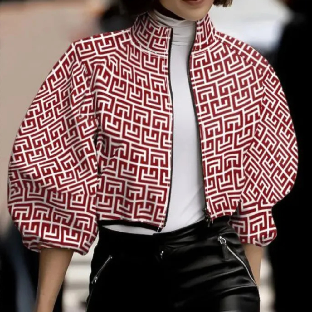 Krohn-e | Stilvolle kurze Herbstjacke für Damen