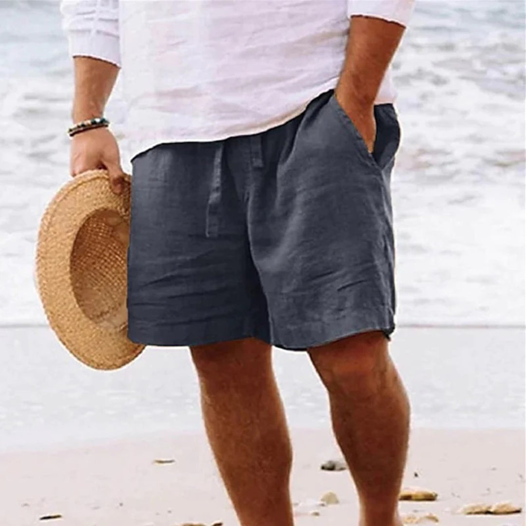 Kaspar | Herren Kordelzug Shorts Bermuda