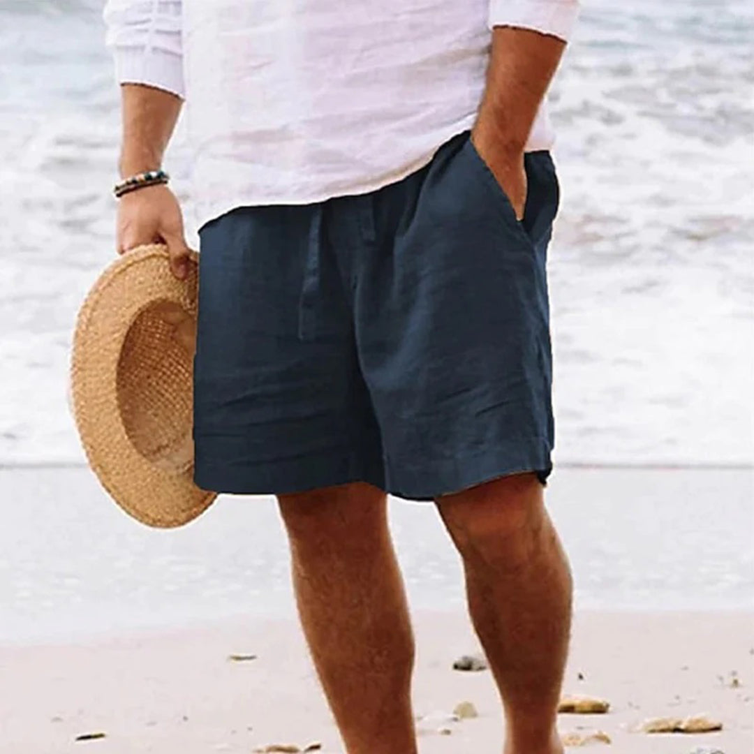 Kaspar | Herren Kordelzug Shorts Bermuda