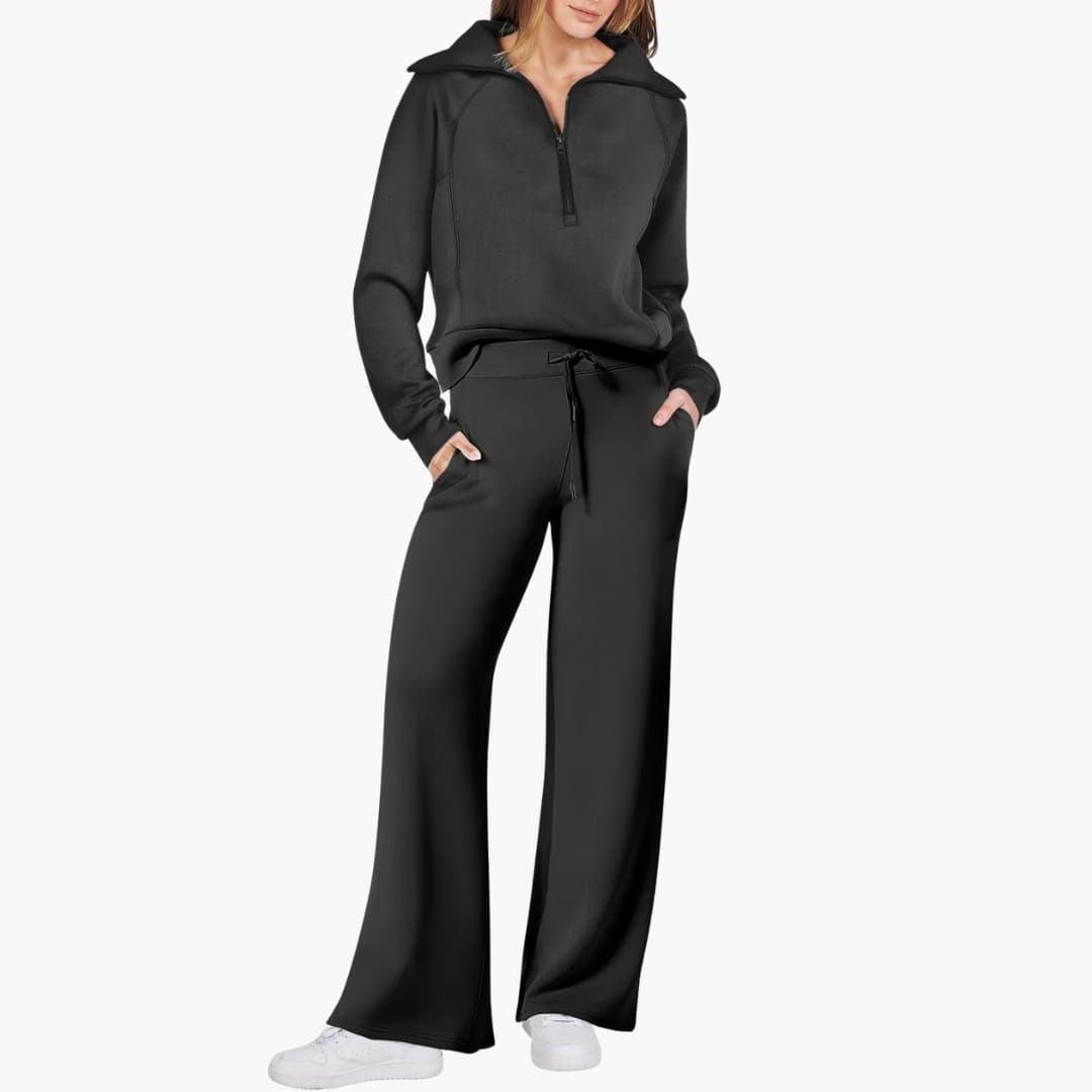 Katarina | Damen Trainingsanzug Set mit Halbzip