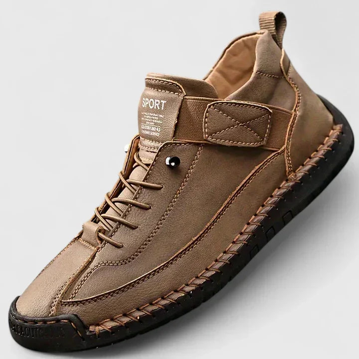 Petra | Damen-Sneaker in Lederoptik mit Klettverschluss
