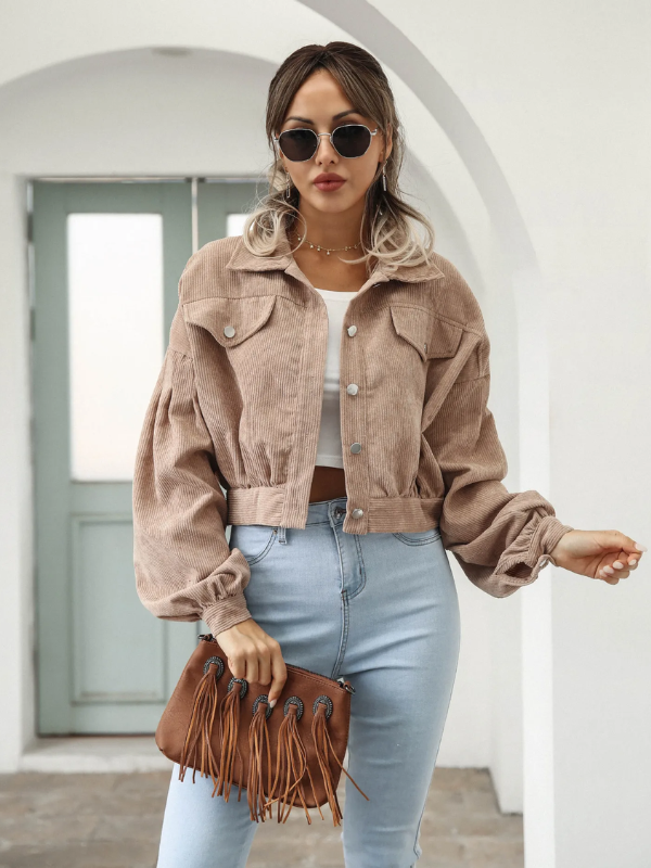 Krohn-e | Cropped Bomberjacke - Lässig & Stilvoll