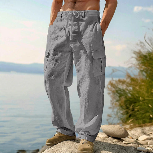 Kilian | Herren Cargo Hose mit Kordelzug und Seitentaschen