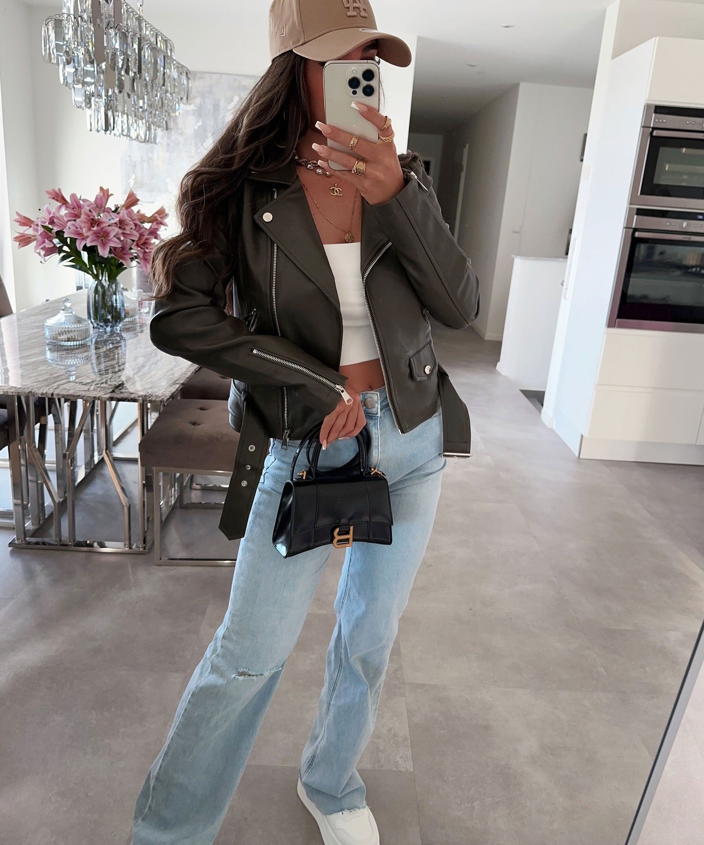 Elegante Lederjacke - Tiara