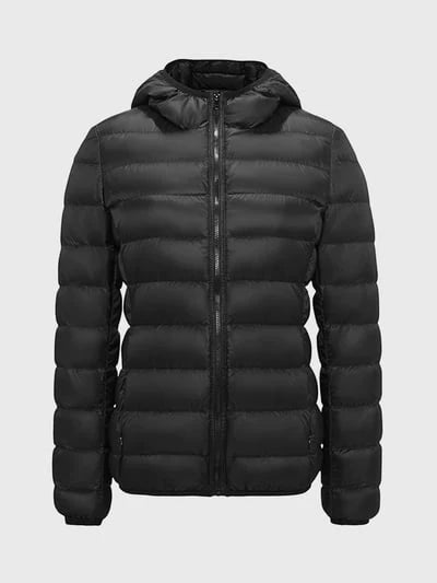 Krohn-e | Winter Gepolsterte Jacke mit Kapuze und Reißverschluss