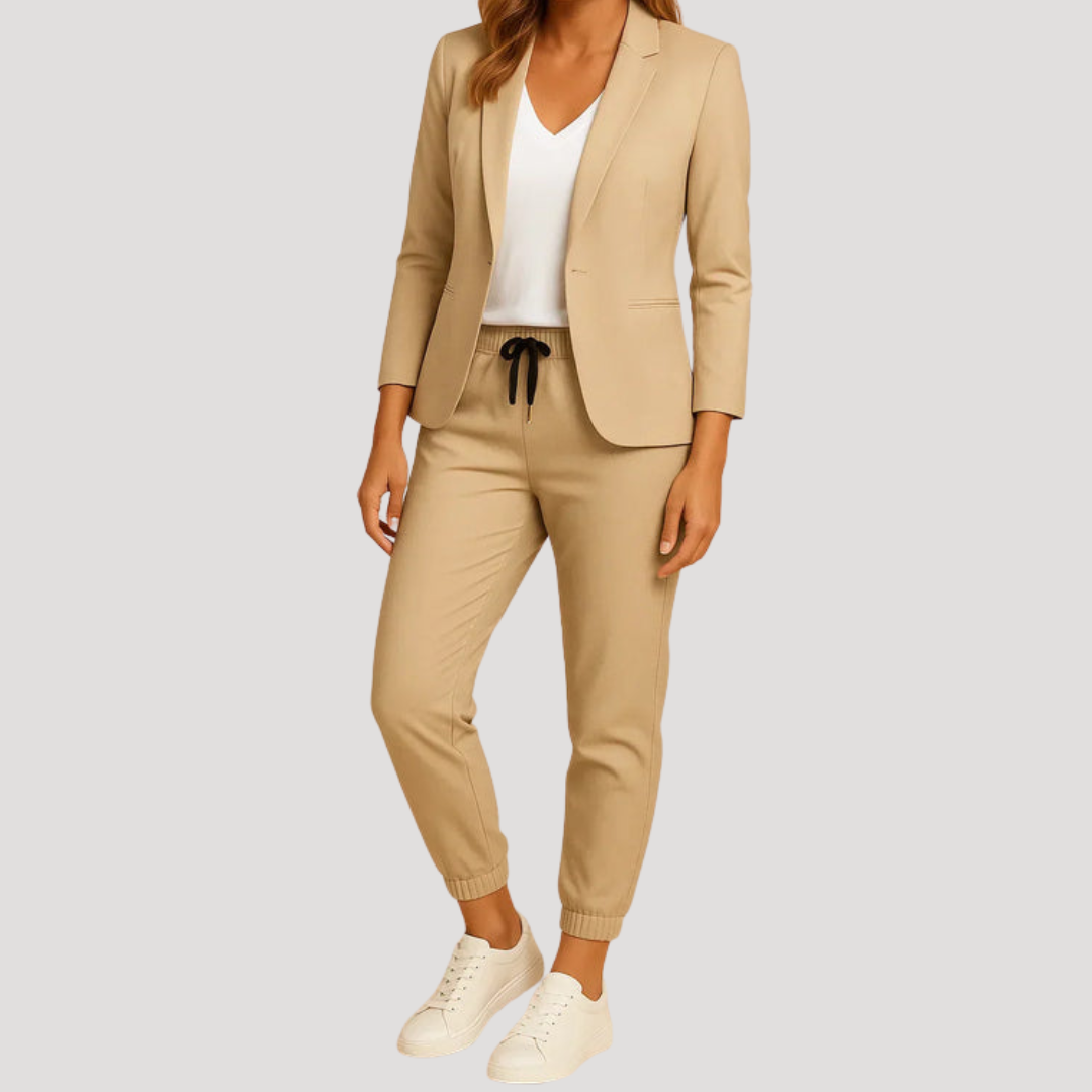 Klara | Damen Hosenanzug Blazer Set Zweiteiler